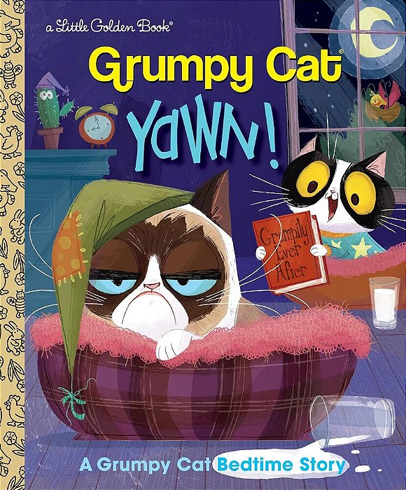Yawn! A Grumpy Cat Bedtime Story - Little Golden Book - Grumpy Cat-..
