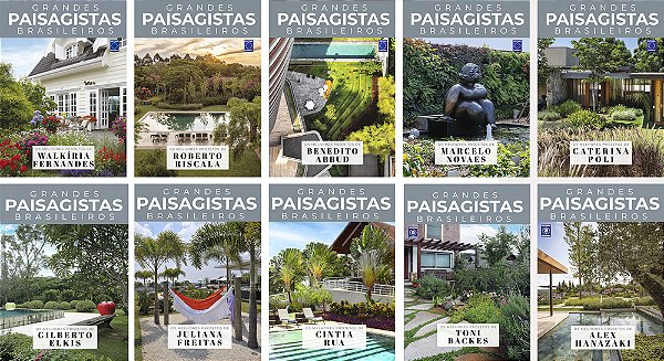 Coleção Grandes Paisagistas Brasileiros - Temporada 1 (10 Livros)