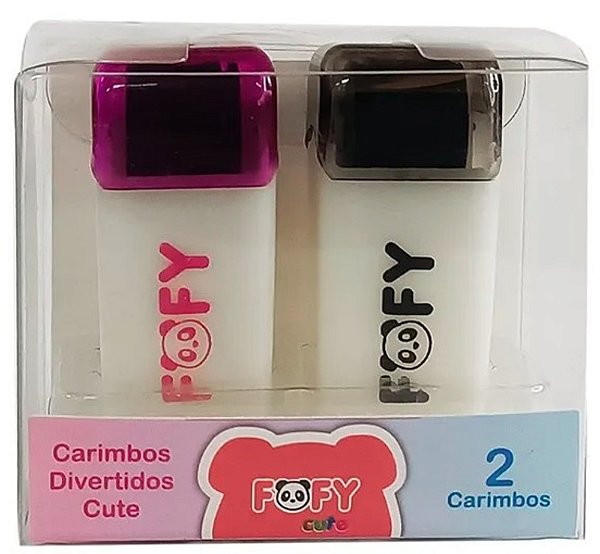Conjunto Carimbo Cute 2 Pcs Ff3003 - Fofy