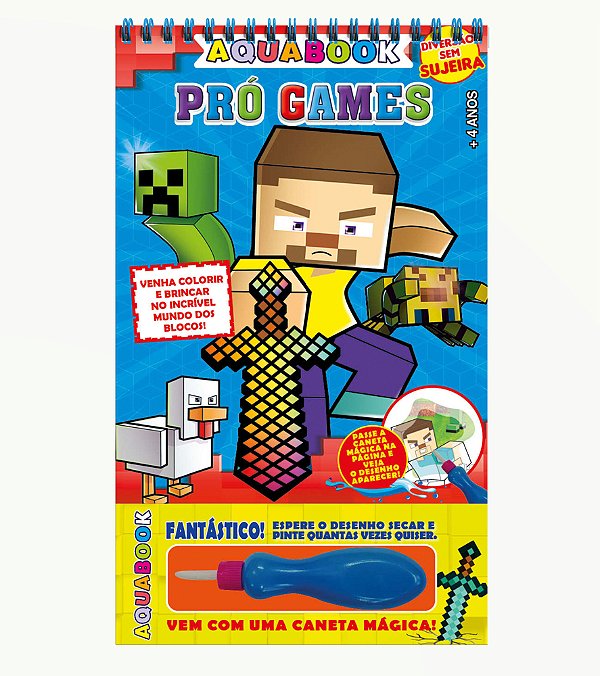 Aquabook Pró-Games Minecraft..-