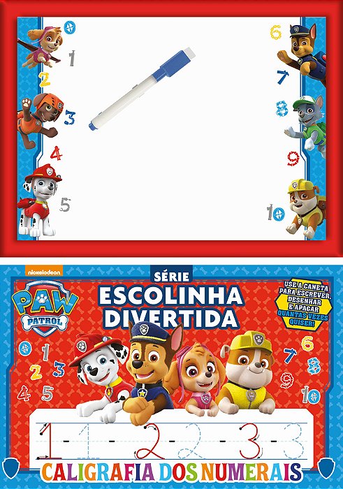 Patrulha Canina Série Escolinha Divertida - Números
