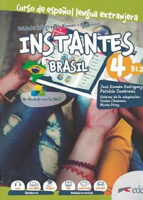 Instantes Brasil 4 B1.2 - Libro Del Alumno + Cuaderno De Ejercicios + Libro Digital
