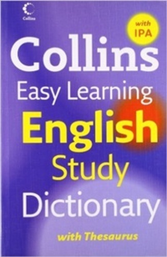 Collins Easy Learning English Study Dictionary With Ipa
