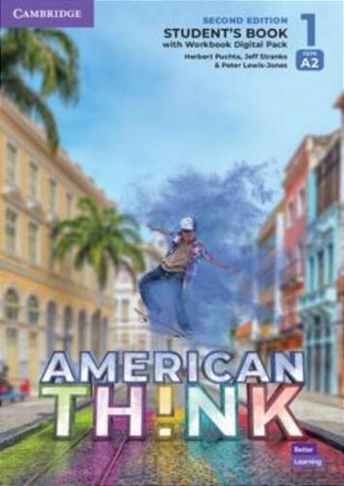 American Think 1 - Student's Book With Workbook Digital Pack - Second Edition