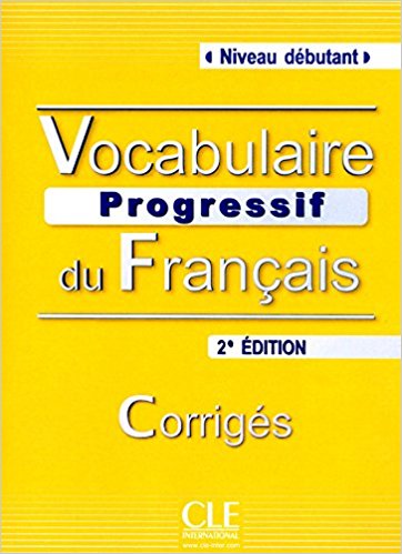 Vocabulaire Progressif Du Français Debutant Cor