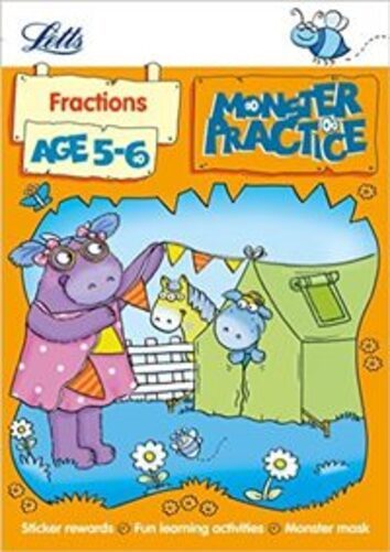 Monster Practice - Fractions - Age 5-6