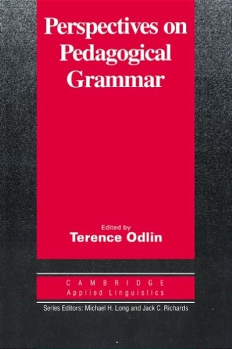 Perspectives On Pedagogical Grammar - Book