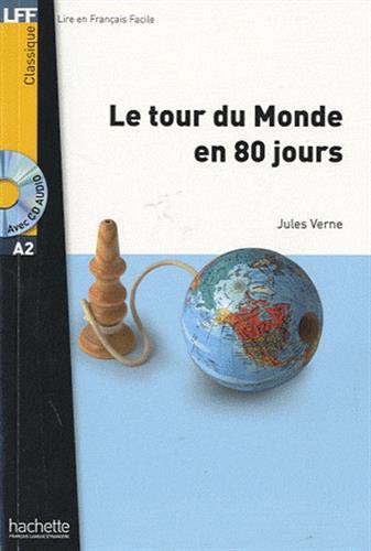 Le Tour Du Monde En 80 Jours - Lire En Français Facile - Niveau A2 - Livre Avec CD Audio MP3