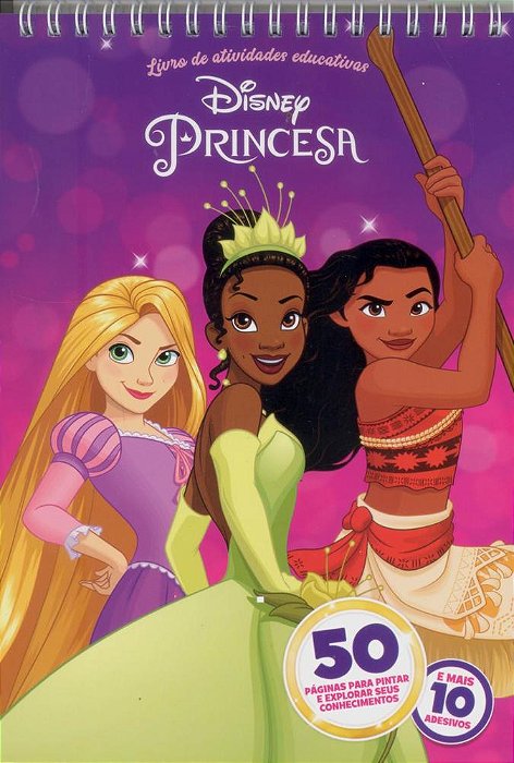 50 Páginas Educativas Disney - Princesas