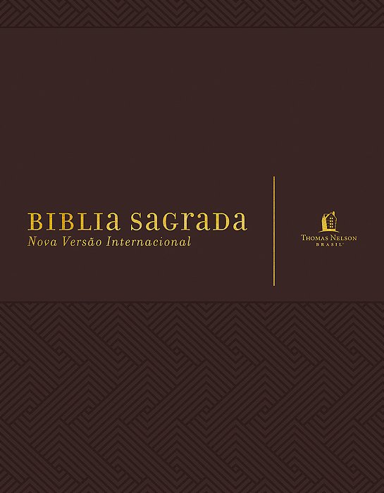 Bíblia Nvi, Couro Soft, Marrom, Com Espaço Para Anotações, Leitura Perfeita