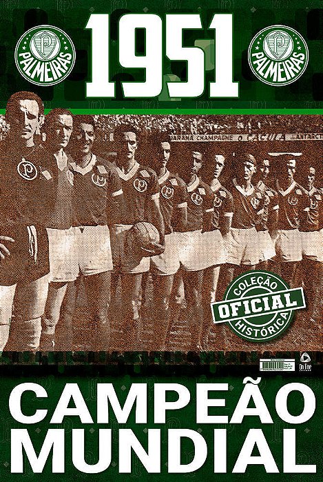 Coleção Oficial Histórica Palmeiras Edição 02 - Campeão Mundial De 1951