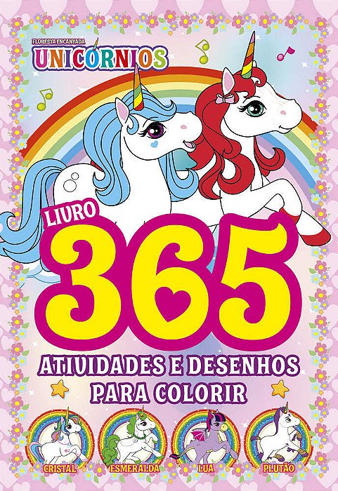 Floresta Encantada Livro 365 Atividades E Desenhos Para Colorir