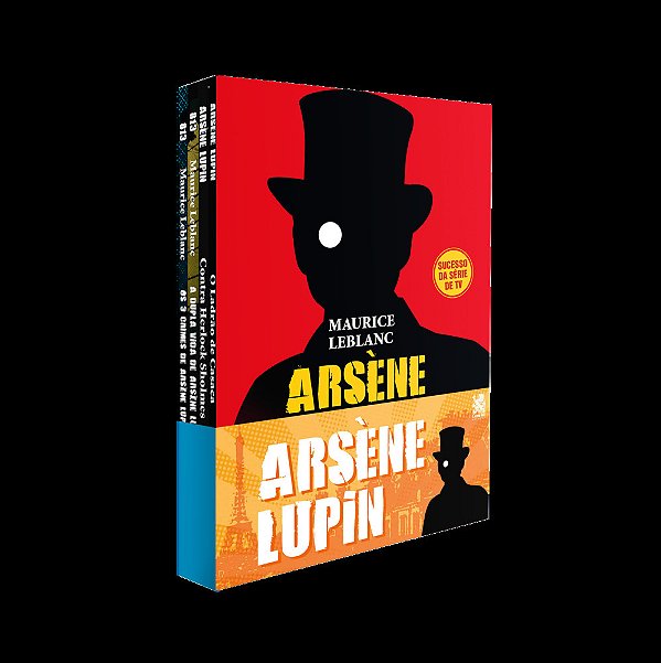 Coleção Arsène Lupin - 4 Livros O Ladrão De Casaca + Arsène Lupin Contra Herlock Sholmes + Os 03 Crimes De Arsène Lupin + A Vida Dupla De Arsène Lupin