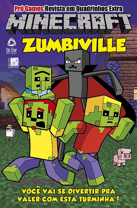 Pró-Games Minecraft Revista Em Quadrinhos Edição 03 - Zumbiville
