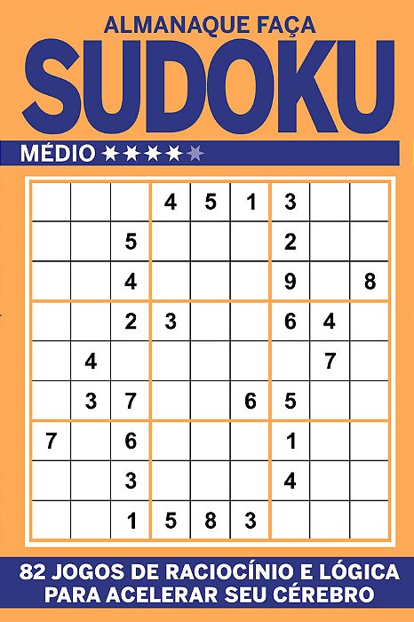 Almanaque Faça Sudoku - Nível Médio