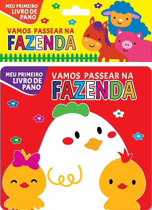 Meu Primeiro Livro De Pano - Vamos Passear Na Fazenda