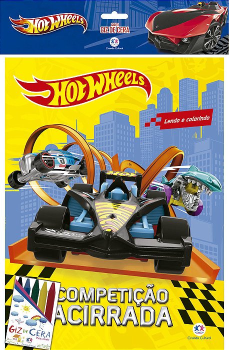 Hot Wheels - Com Giz De Cera