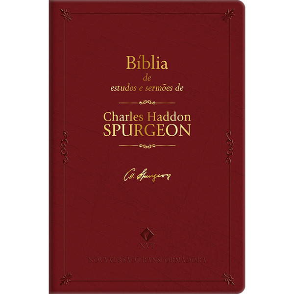 Bíblia De Estudos E Sermões Decharles H. Spurgeon - Bordô