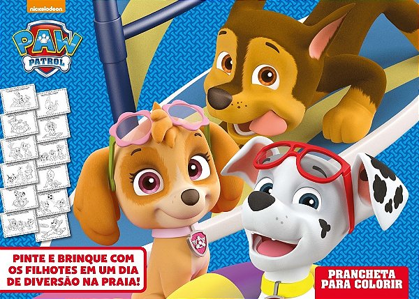 Patrulha Canina Prancheta Para Colorir