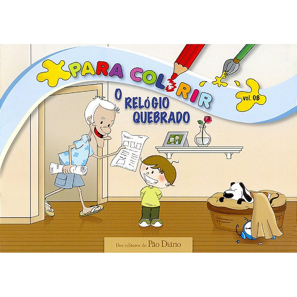 Livros Para Colorir- O Relógio Quebrado