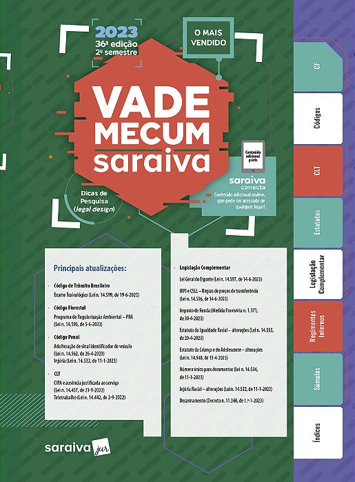 Vade Mecum Saraiva - Tradicional - 36ª Edição 2023
