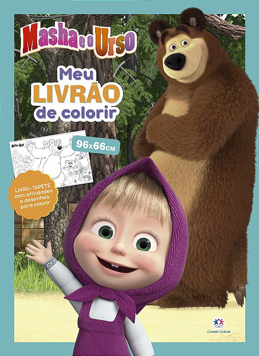 Masha E O Urso - Meu Livrão De Colorir