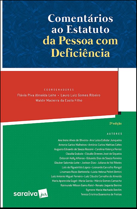 Comentários Ao Estatuto De Pessoas Com Deficiência - 2ª Edição De 2019 Lei Nº 13.146/2015