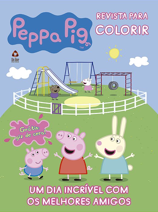 Peppa Pig - Revista Para Colorir Um Dia Incrível Com Os Melhores Amigos