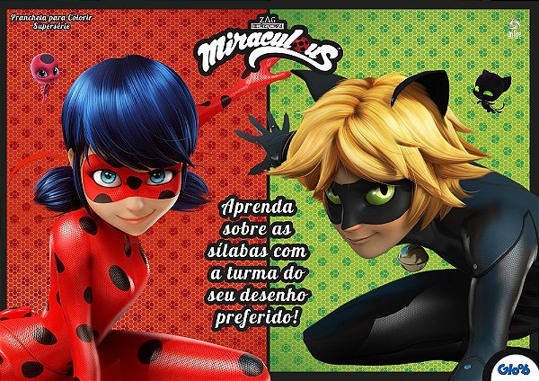 Ladybug - Prancheta Para Colorir - Supersérie Aprenda Sobre As Sílabas Com A Turma Do Seu Desenho Preferido!