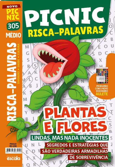 Risca-Palavras Médio - Plantas E Flores
