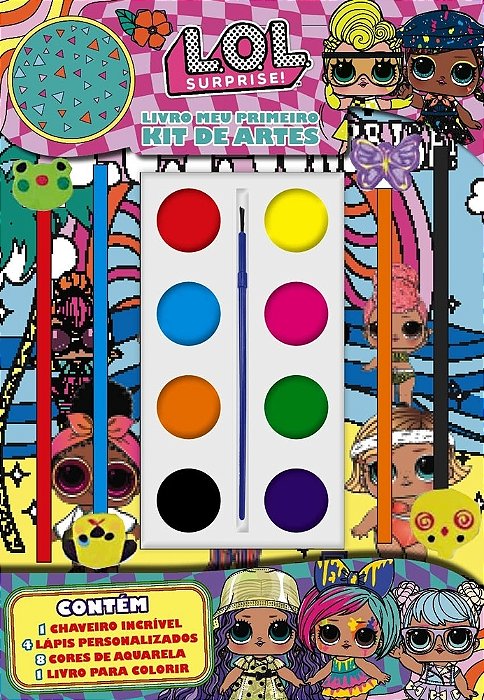 Lol Surprise Livro Meu Primeiro Kit De Artes
