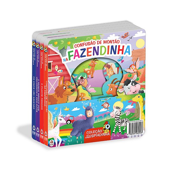 Coleção Dê Uma Espiadinha - Kit Com 4 Livrinhos