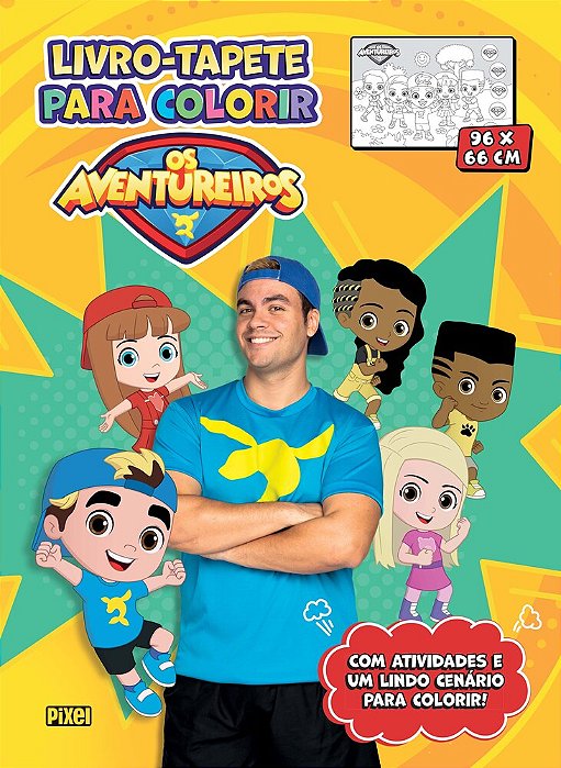 Livro-Tapete De Colorir "Os Aventureiros" - Luccas Neto A Origem