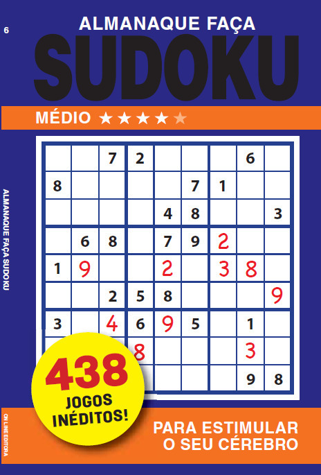 Almanaque Faça Sudoku - Nível Médio