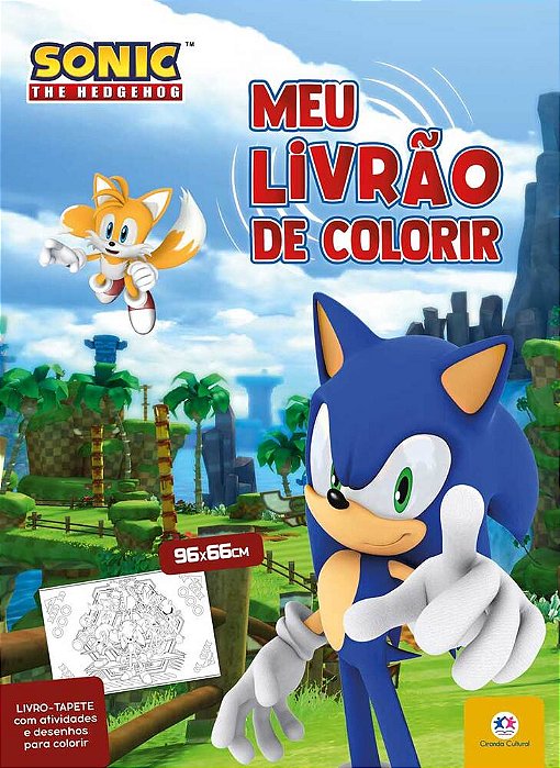 Sonic - Meu Livrão De Colorir