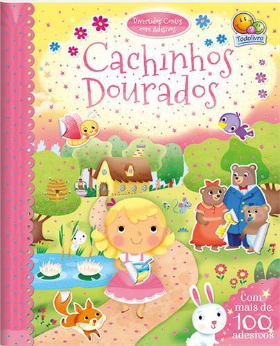 Contos Com Adesivos - Cachinhos Dourados