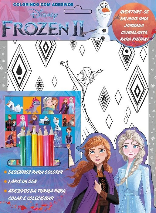 Disney - Colorindo Com Adesivos Frozen II