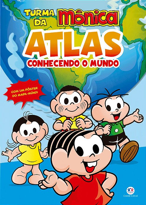 Turma Da Mônica - Atlas - Conhecendo O Mundo