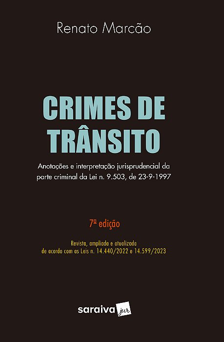 Crimes De Trânsito - 7ª Edição 2024
