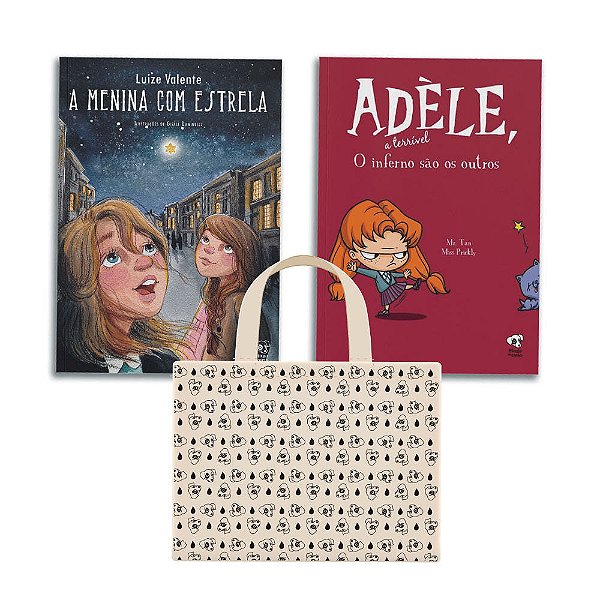 Kit A Menina Com Estrela + O Inferno São Os Outros + Ecobag
