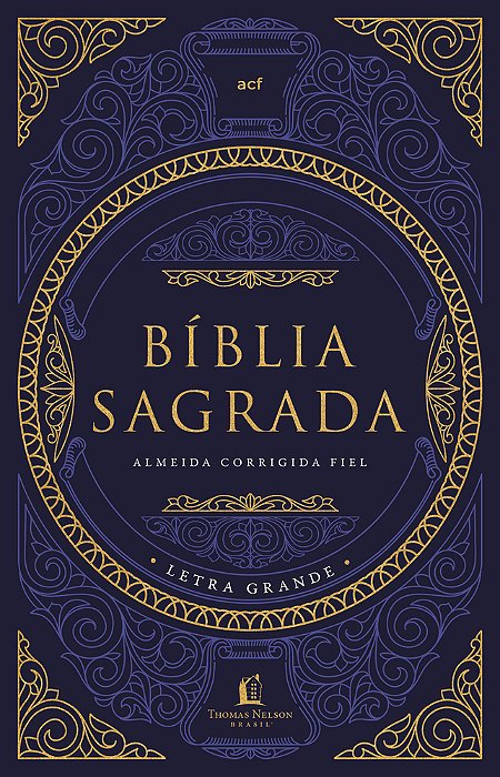 Bíblia Tesouro Sagrado, Acf, Capa Dura, Letra Grande, Leitura Perfeita