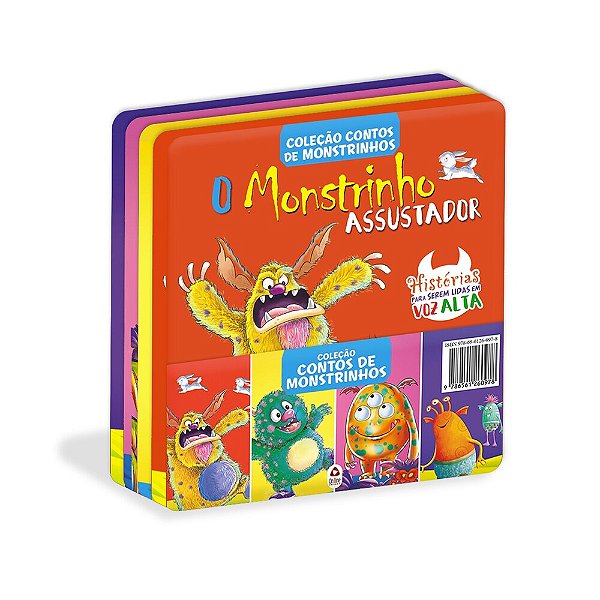 Coleção Contos De Monstrinhos - Kit Com 4 Livros