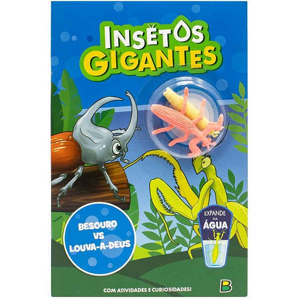 Insetos Gigantes - Livro De Atividades: Besouro Vs Louva-A-deus