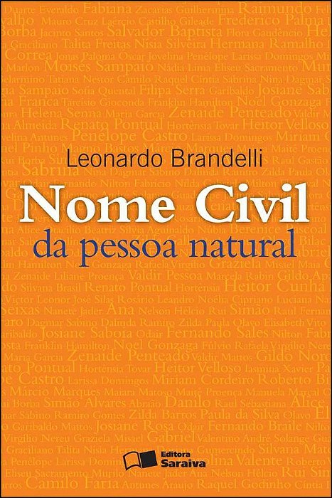 Nome Civil Da Pessoa Natural - 1ª Edição De 2012