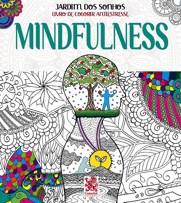Livro Para Colorir Antiestresse Jardim Dos Sonhos - Mindfulness