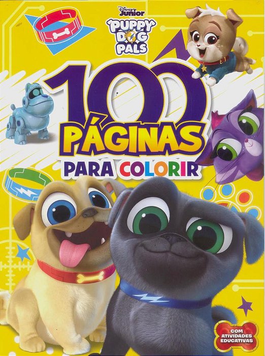 100 Páginas Para Colorir Disney - Bingo E Rolly
