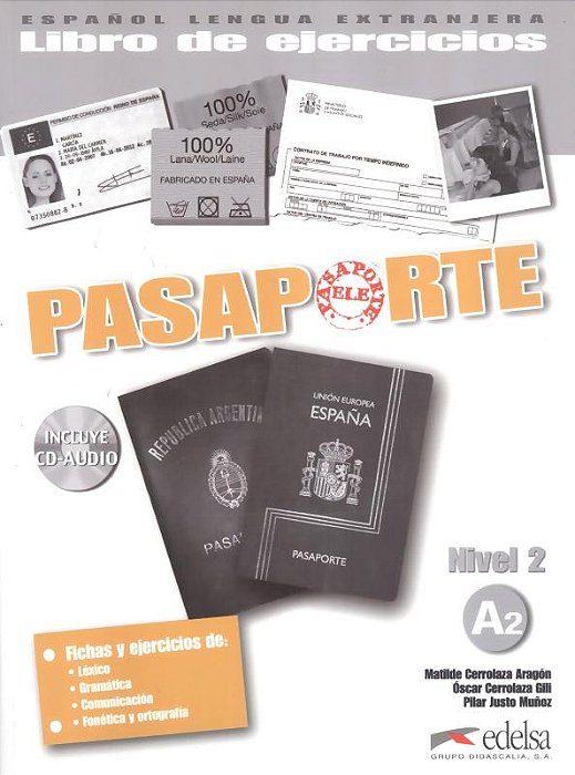 Pasaporte A2 - Libro De Ejercicios + CD Audio