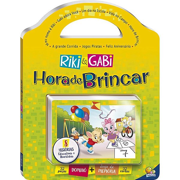 Hora De Brincar - Livro 2 Em 1 - Dominó+memória