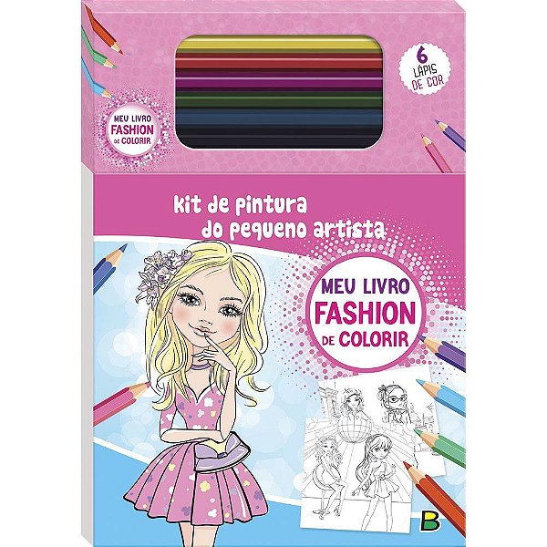 Kit De Pintura Do Pequeno Artista: Fashion