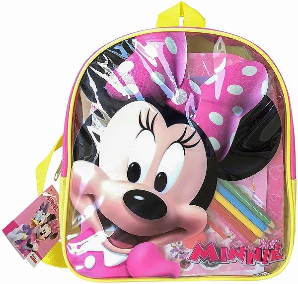 Mochilinhas Minnie - Disney - Mochila Com Acessorios